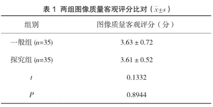 冠状动脉CT血管造影运用低剂量扫描技术的实施效果分析1