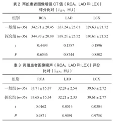 冠状动脉CT血管造影运用低剂量扫描技术的实施效果分析2