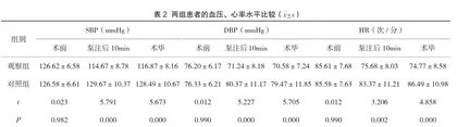 剖宫产术中使用右美托咪定联合地佐辛对产妇血流动力学的影响2