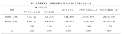 拉玛泽呼吸法联合自由体位分娩在初产妇分娩中的应用3