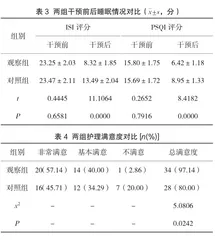 穴位敷贴配合护理对慢性胃炎伴随失眠患者的干预价值2