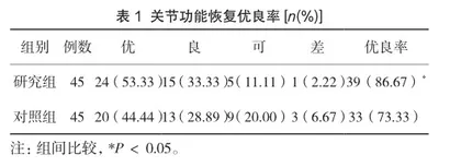 优质中医护理对人工髋关节置换术后功能恢复及疼痛的影响