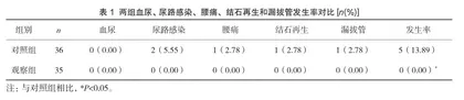优质护理在泌尿系结石钬激光碎石并置入DJ管患者中的效果分析1