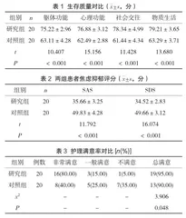 延伸性护理对子宫内膜癌患者术后生存质量的影响分析