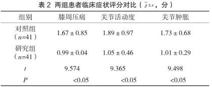 腓骨截骨联合关节镜微骨折技术治疗膝关节骨性关节炎疗效观察2