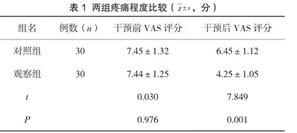 集束化疼痛护理干预理念在多发性骨髓瘤护理管理中的运用及对患者疼痛的影响