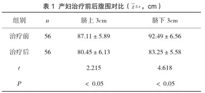 低频电刺激结合手法对腹直肌分离的疗效观察