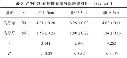 低频电刺激结合手法对腹直肌分离的疗效观察2