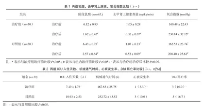 重症超声联合乳酸指导感染性休克患者液体复苏的价值
