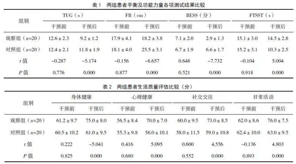 稳定性和协调训练计划对患有心血管疾病的老年人平衡控制和功能力量的影响