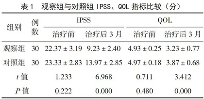 隔盐灸治疗良性前列腺增生的疗效观察