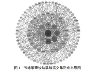 基于网络药理学探讨五味消毒饮治疗乳腺癌的活性成分及作用机制