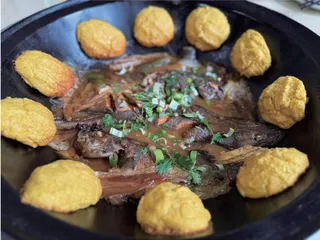 鱼锅饼子,蓬莱味道1