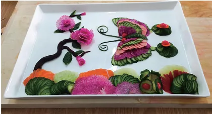 宴席上的花色冷拼