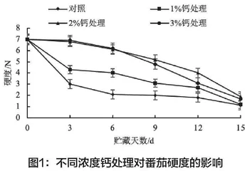 外源钙处理对番茄果实生理特性的影响