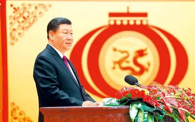中共中央国务院举行春节团拜会