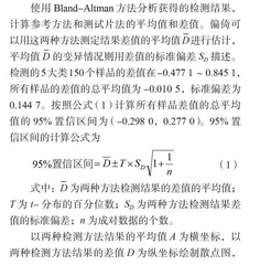 测试片法检测食品中大肠菌群的验证评价