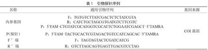 基于DNA条码技术的高通量食品中动物源性成分的快速检测方法