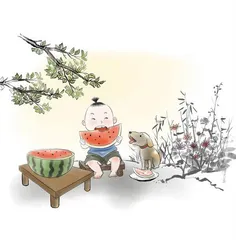 古人吃瓜也疯狂