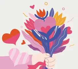 心花怒放