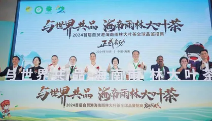 与世界共品海南雨林大叶茶