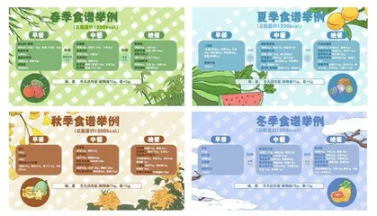 健康享“瘦”，四季健康食谱
