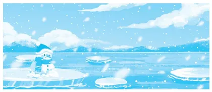 冬天的湖
