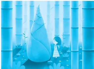 竹林中品成长 