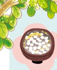 美味的鸡头米桂花糖水