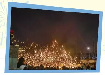 精彩的打铁花1
