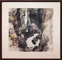 水浸素纸，墨染流年1
