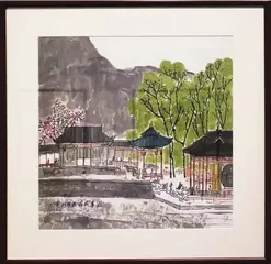 水浸素纸，墨染流年2