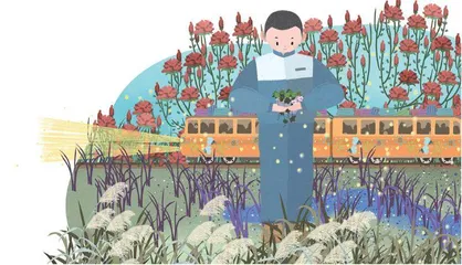 山芋花