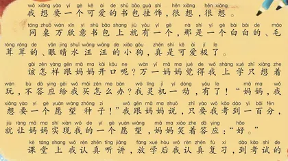 愿望的实现