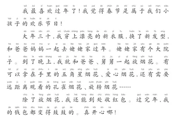 过年真高兴