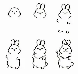  小兔简笔画
