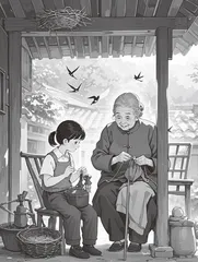 藏在一方瓦檐里的亲情