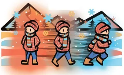 天冷时，应该原地不动、漫步还是狂奔
