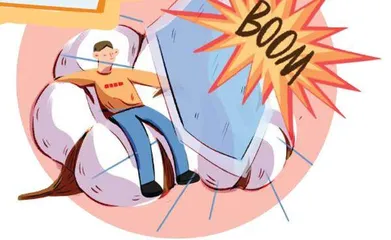惹到我，你算是踢到棉花啦