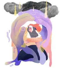 童年不曾有人来送伞