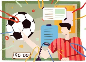 我在央视做体育解说员