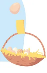 筐里有几个鸡蛋