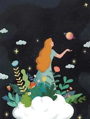 所有的星球上都开满了花