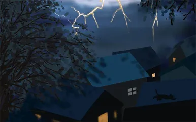这个村庄，一年要被闪电劈260天