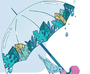关于避雨，鸟儿自有妙招