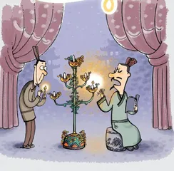 古人挑灯夜读很奢侈