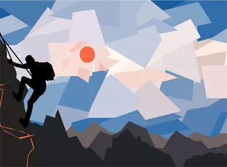 独自攀登，顶峰相逢