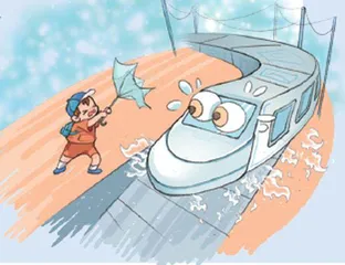 为什么在高铁站台上不能打伞