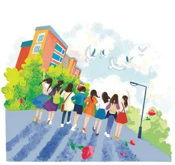 女生宿舍在闪闪发光