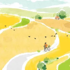 在山中